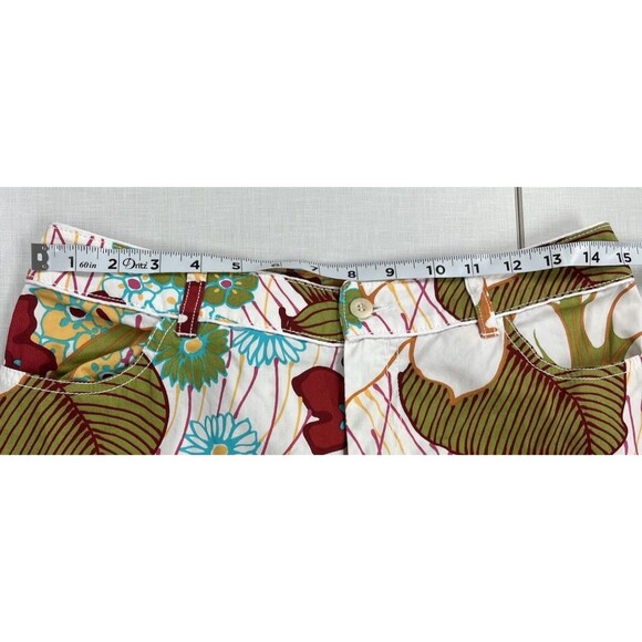 Max Mara Weekend (8) Floral Colorful pants wide leg spring preppy - Picture 4 of 9